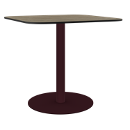 Burgundy Halo Cafe Table